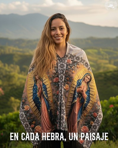 Ruana poncho virgen - virgen, de