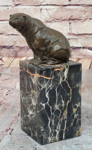 Porta libri bronzo orso - libri, in
