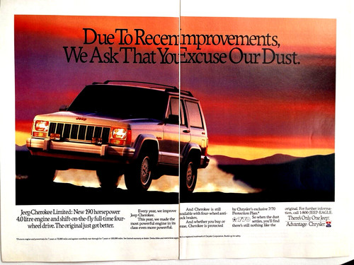 Pubblicità jeep cherokee - pubblicità,