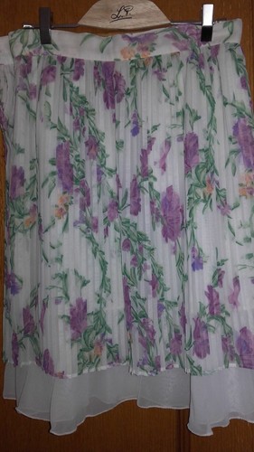 Gonna pieghe plisse chiffon - plisse',