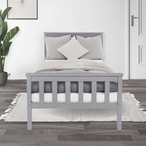 Letto singolo legno massiccio