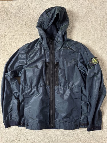 Giacca stone island weft blu - island,