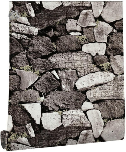 Carta parati pietra mattoni - parati,