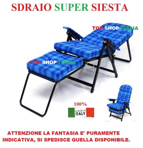 Sedia sdraio super siesta - super,