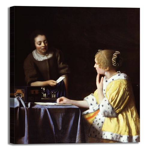 Vermeer padrona cameriera - vermeer,