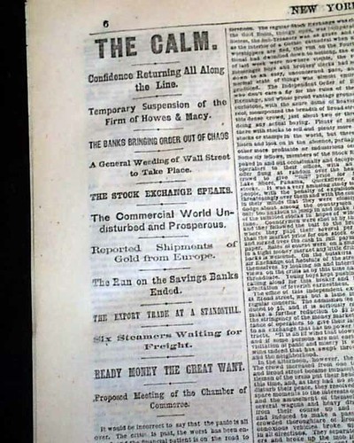 Panico del 1873 wall street - panico,