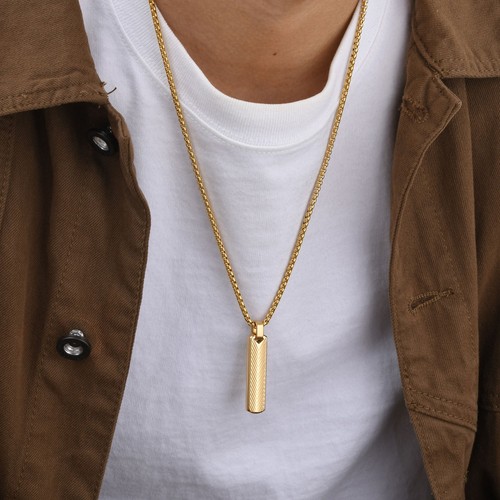 Collana uomo acciaio - uomo, cm