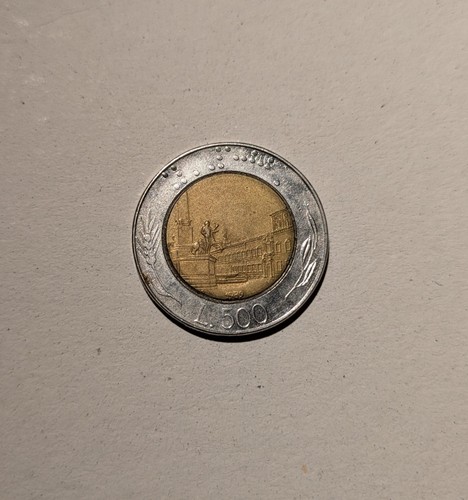 Rara moneta 500 lire - 500,