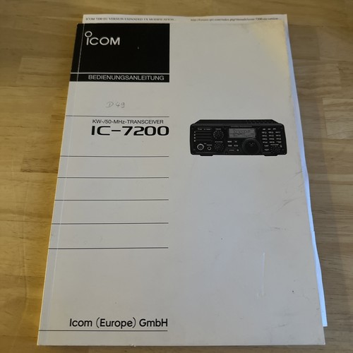 Icom 7200 manuale italiano - ic,