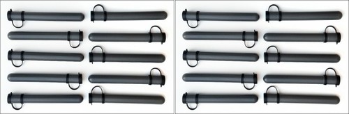 Pod tubo paintball rotondo - 10,
