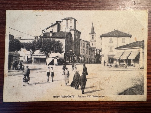 Rara cartolina novi piemonte - cartolina,