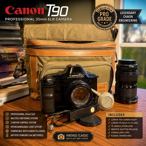 Kit fotocamera canon t90 - fotocamera,