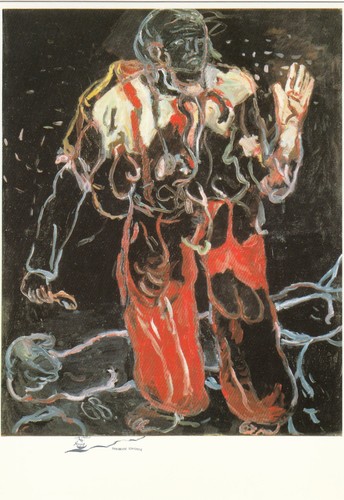 Cartolina georg baselitz - cartolina:,
