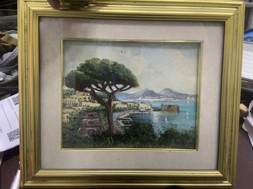 Quadro olio tela con - quadro, su