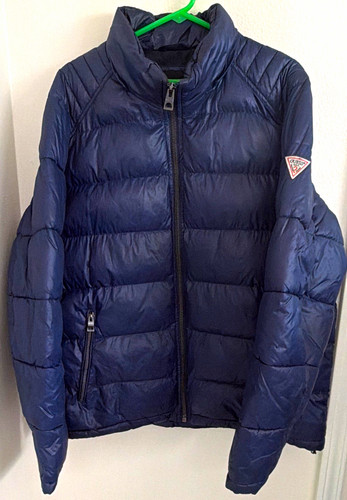 Guess giubbotto uomo blu - guess,