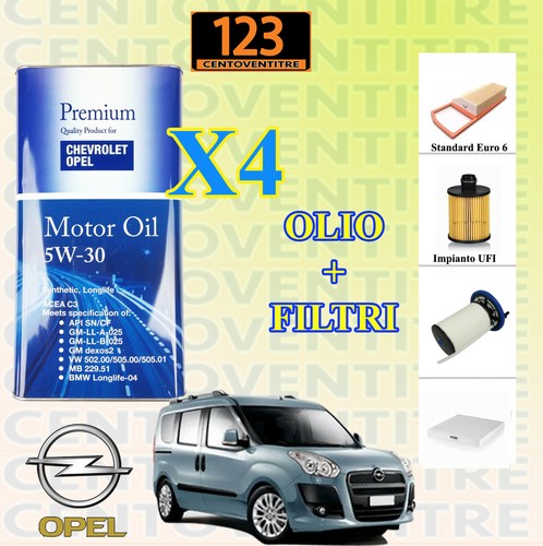 Kit tagliando opel combo x12 - tagliando,
