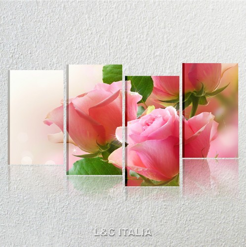 Rose soft quadri moderni - rose,