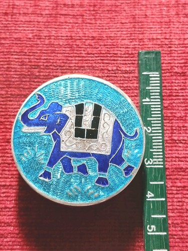 Scatolina argento con elefante - scatolina,