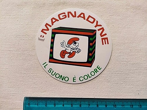 Adesivo magnadyne vintage - adesivo, tv