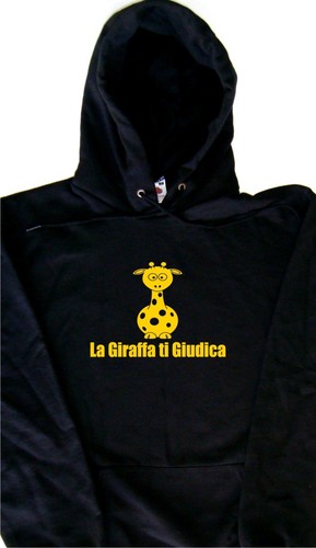 Giraffa giudica felpa - ti,