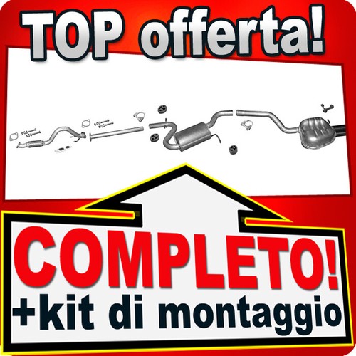 Scarico completo per golf v - completo,