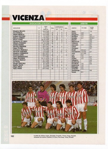 Vicenza serie 1993 - serie, b