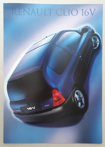 Renault clio 16v - renault, brochure
