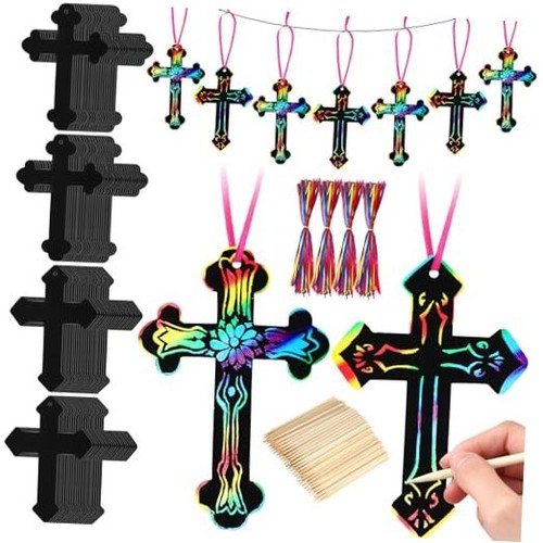 160 set croce cristiana - set, gratta