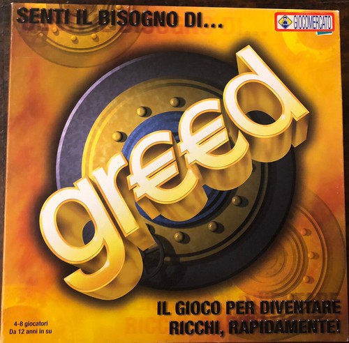 Gioco tavolo greed - da,