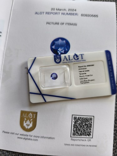 Tanzanite con certificato - tanzanite,