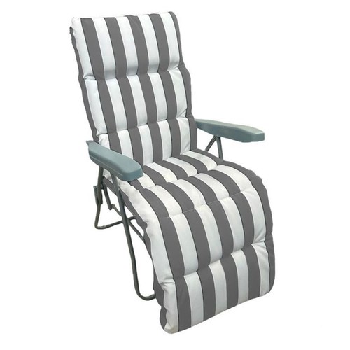 Sedia sdraio con cuscino - a,