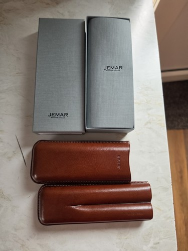 Jemar brown leather cigar - brown,