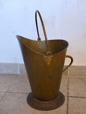 PORTA CARBONE D'EPOCA IN OTTONE - FIN - PORTACARBONE VINTAGE ANTICO