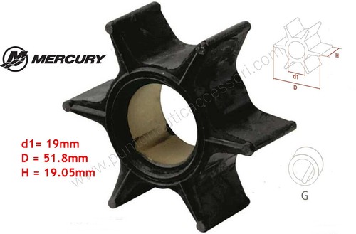 Girante pompa acqua mercury - acqua,