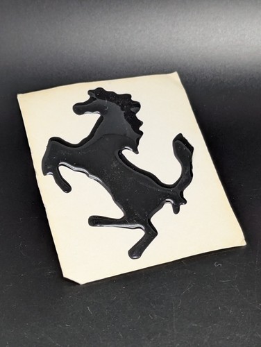 Cavallino nero logo - cavallino, adesivo