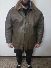 Giaccone Pelle E Pelliccia