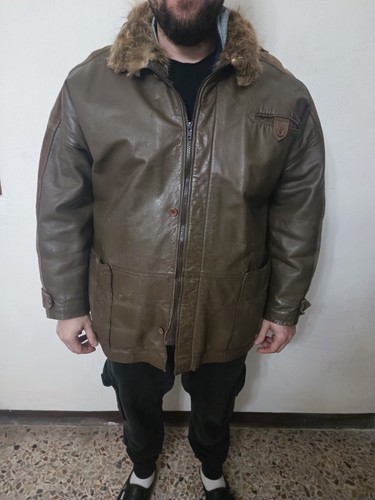 Giaccone pelle pelliccia - giaccone,