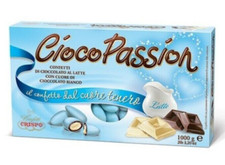 CONFETTI Crispo Cioco Passion CELESTE BLU Battesimo Nascita Comunione Cioccolato