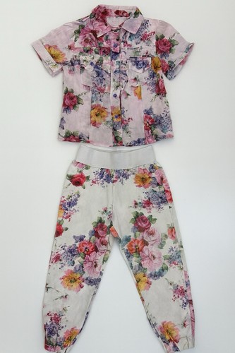 Completo floreale monnalisa - completo,