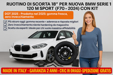 💥Kit Ruotino Scorta BMW Serie 1 F70 18 M-Sport 5Fori Cric Chiave Sacca In Promo