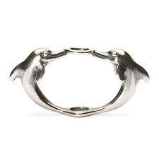 Moda Trollbeads Ciondolo Delfini Giocosi TAGPE-00007