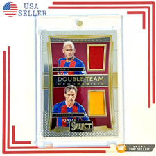 2016-17 Panini Select NEYMAR Jr Ivan RAKITIC Duo Giocatore Indossato MAGLIA RELIQUIA Patch