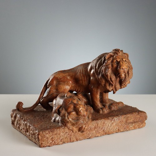 Scultura antica leoni marmo - antica,
