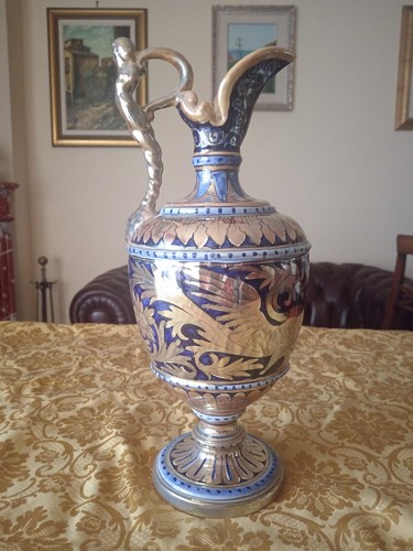 Anfora maiolica con manico - anfora,