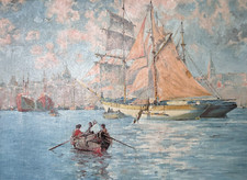 Antico dipinto ad olio