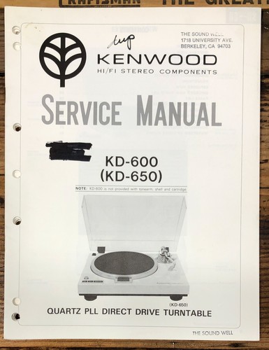 Kenwood 600 650 - kenwood, kd-600