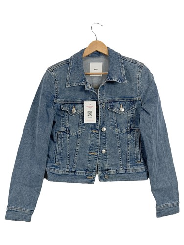 Mango giacca jeans - donna, blu