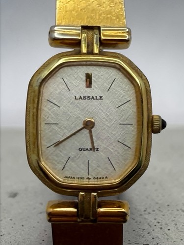 Lassale gold plated rectangle - plated,