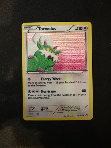 Tornadus 108 113 holo - tornadus, 108/113