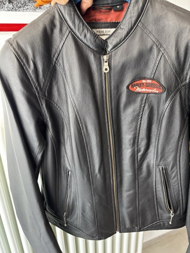 Giacca pelle moto harley - in,